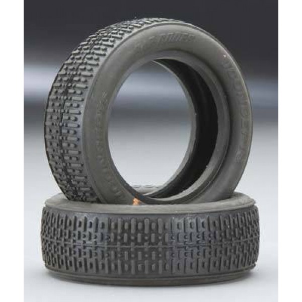 JConcepts Bar Codes 2.2" 2WD Front Buggy Tires, Orange (2)