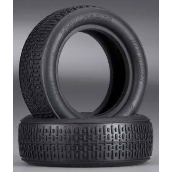 JConcepts Bar Codes 2.2" Front Buggy Tires, Gold (2)