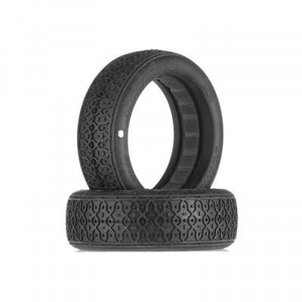 JConcepts Front Dirt Webs Silver Compound 60mm, 1/10 2WD (2)