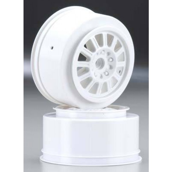 JConcepts Rulux SC10 Front Wheels, White (2)