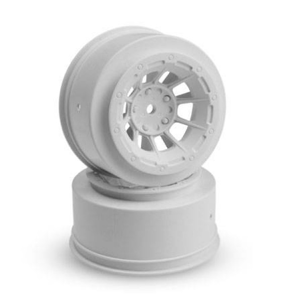 JConcepts Hazard Slash 2WD Front Wheel White (2)