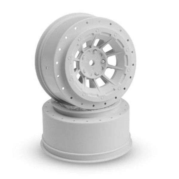 JConcepts Hazard Slash Rear/4x4 Wheel White (2)