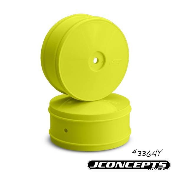 JConcepts 1/10 Bullet 60mm Front Wheel, Yellow (4)