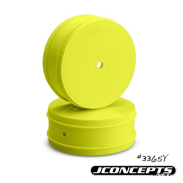 JConcepts 10mm Hex Bullet 60mm Front Wheels, Yellow (22/22 2.0) (4)