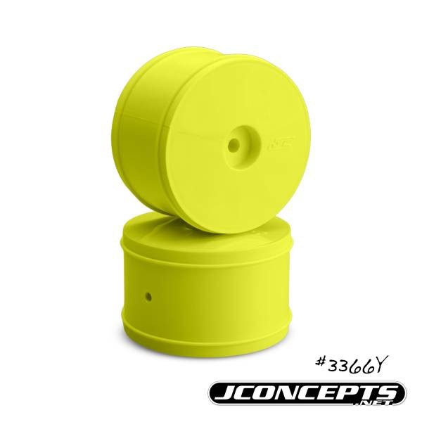 JConcepts 1/10 Bullet 60mm Rear Wheels Yellow (4)