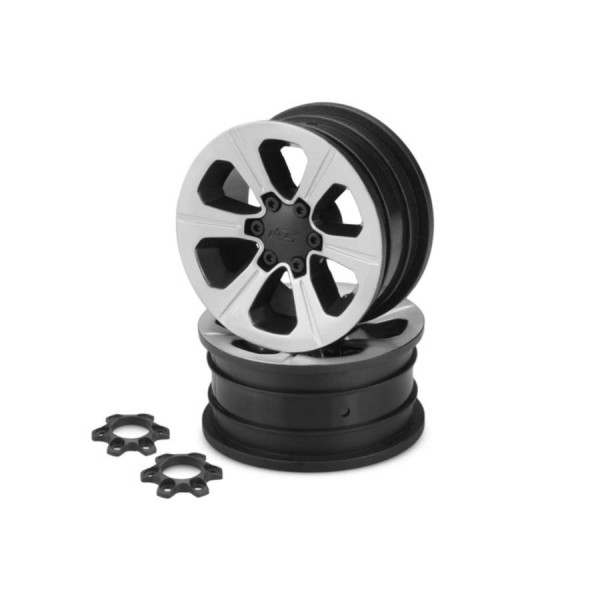 JConcepts Hustle 1.9" 12mm Wheels (1.9” Trail | Scale Rigs) (2)