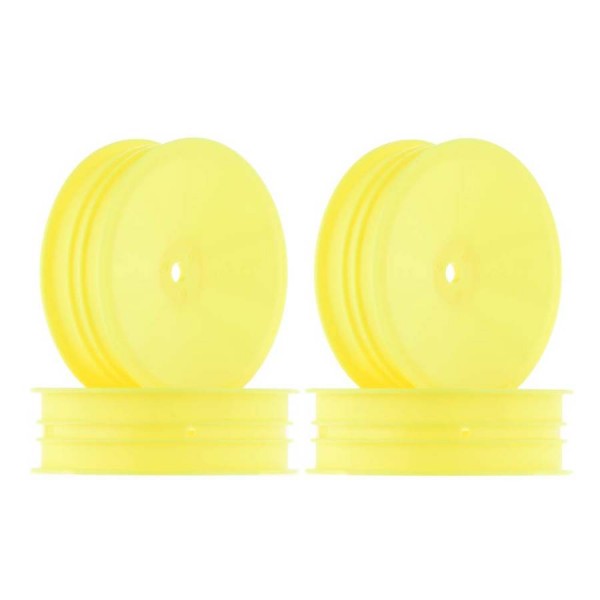 JConcepts Mono 2.2" Slim Front Wheels, 12mm, Yellow (B5M/RB6) (4)