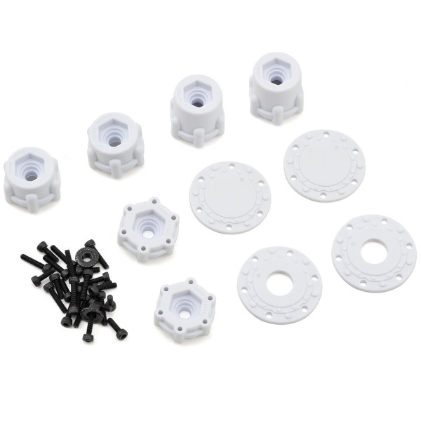 Jconcepts Tribute Monster Truck Wheel, 2.6"x3.6" White (2)