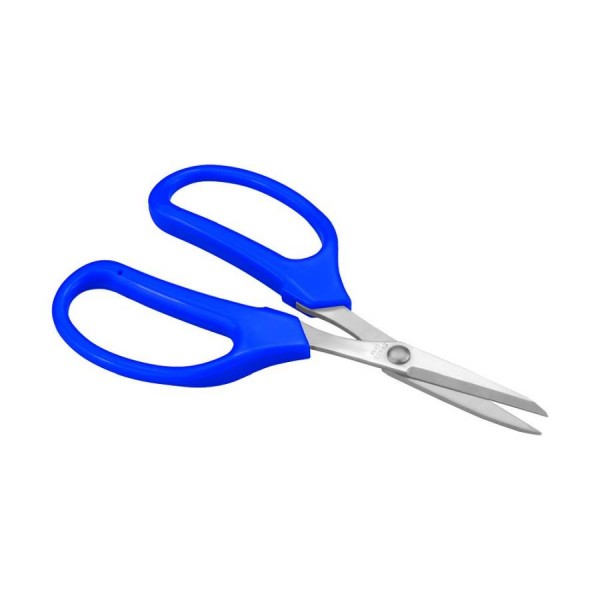 JConcepts Precision Stainless Steel Straight Scissors, Blue