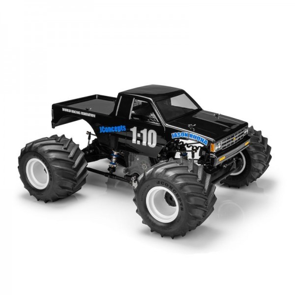 JConcepts 1990 Chevy S10, Extended Cab MT Body, 13.0" Wheelbase, Fits LMT, Axial SMT10, Similar Monster Trucks