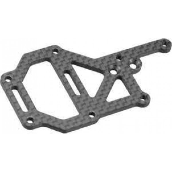 JConcepts Carbon Fiber Upper Deck, Off Set Fan Mount: EB410