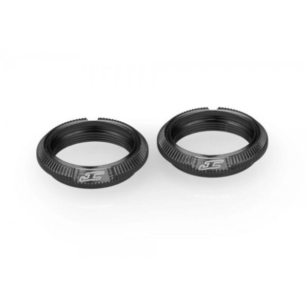 Jconcepts Black Aluminum 13mm Shock Collars (2)