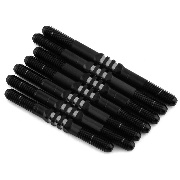 Jconcepts RC10 B74.2 Fin Black Titanium Turnbuckle Set (7)