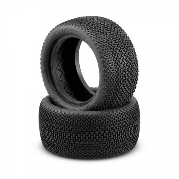 JConcepts 1/10 ReHab Tires, Aqua A2 Compound: Rear Buggy (2)