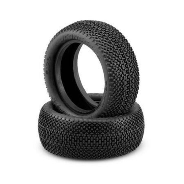 JConcepts 1/10 ReHab 2.2” Front 4x4 Buggy Tires and Inserts, Blue Compound (2)