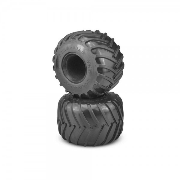 Jconcepts Golden Years 2.6" Monster Truck Tires, Blue Compound (2)