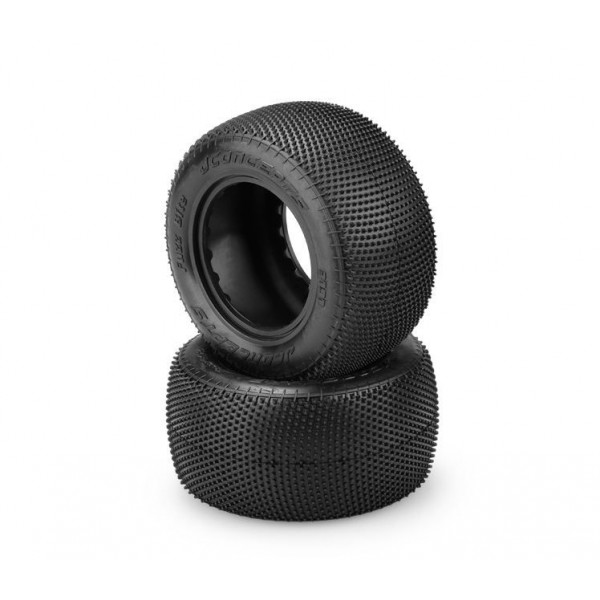 JConcepts Fuzz Bite, Pink Compound Tire, Fits 2.2" Stadium Truck Wheel