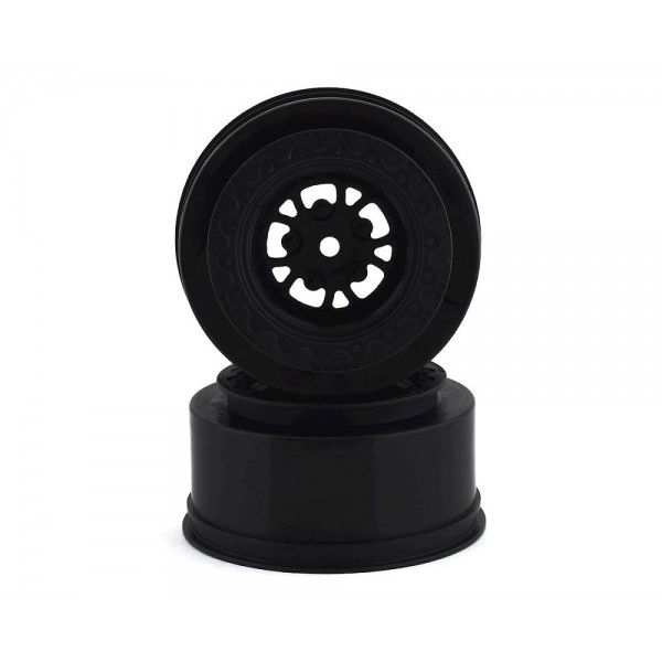 JConcepts Tactic 2.2 x 3.0" 12mm Rear Black Wheels, Street Eliminator (2)