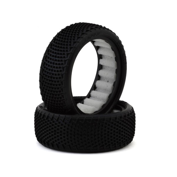 JConcepts Fuzz Bite Wide Carpet 2.2" 2WD Pink Compound Front Buggy Tires (2)
