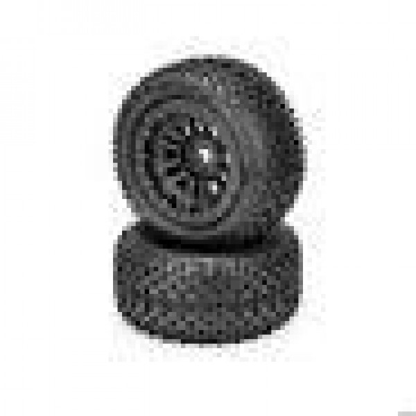 JConcepts Choppers Pre-Mounted Monster Truck Tires (Black) (2) w/17mm Hex
