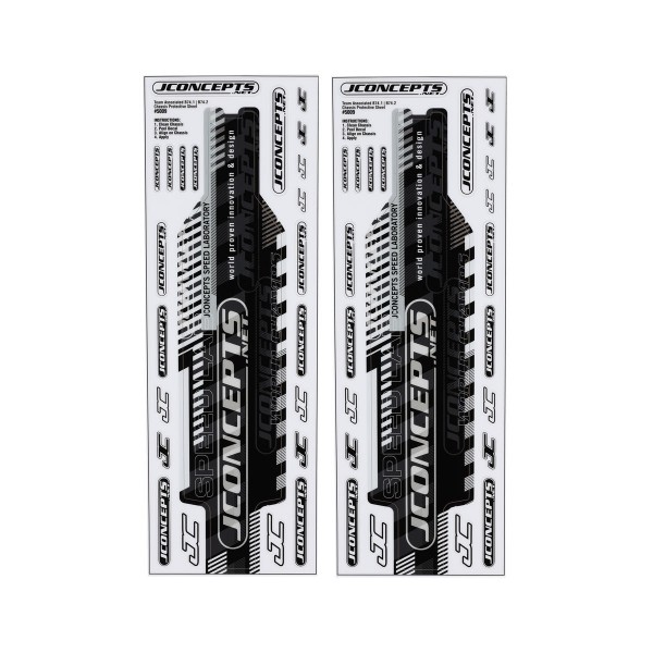 JConcepts Associated B74.2/B74.2D Precut Chassis Protective Sheet (2)