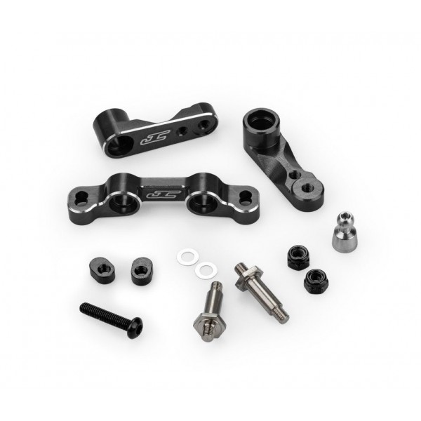 J Concepts RC10B7 / RC10B7D Steering Kit, Black