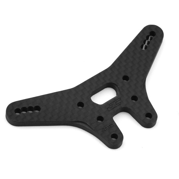 Jconcepts RC10B7 Carbon Fiber Rear Shock Tower, Black (-2mm)
