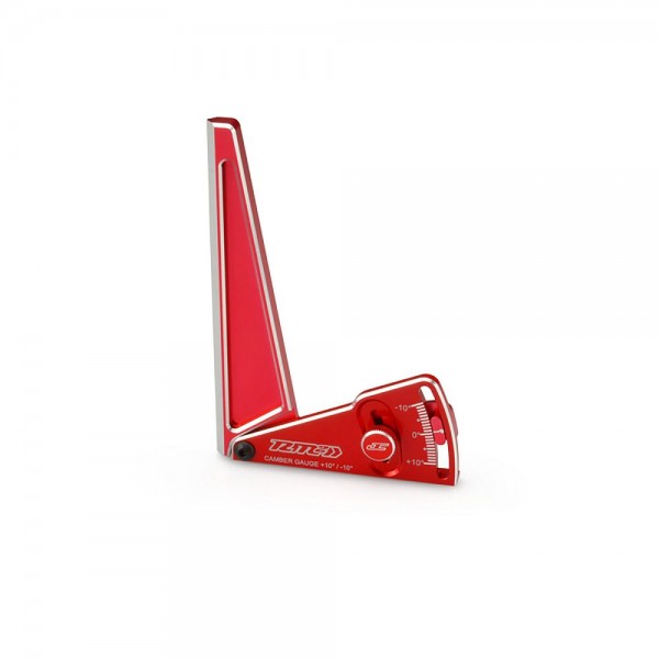 JConcepts RM2 Aluminum Camber Gauge, 120mm, Red