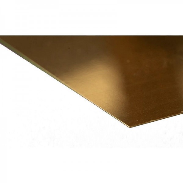 K+S Precision Metals Brass Sheet: 0.040" Thick x 6" Wide x 12" Long