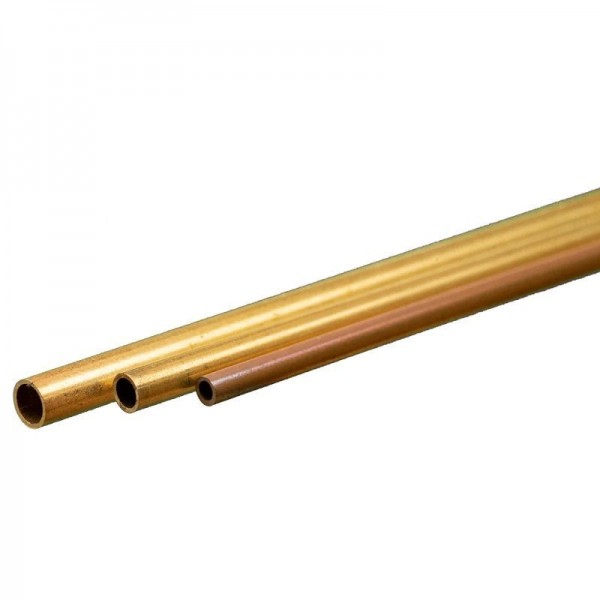 K+S Precision Metals Bendable Brass Tube: (3/16", 7/32", 1/4") x 12"