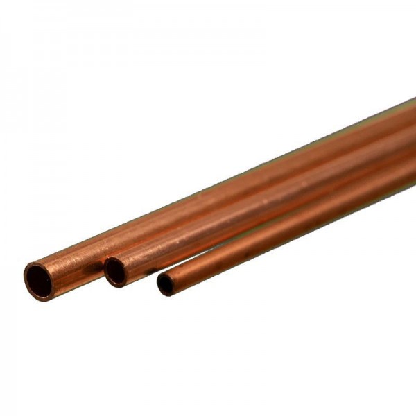 K+S Precision Metals Bendable Copper Tube: (3/32", 5/32", 1/8") x 12"
