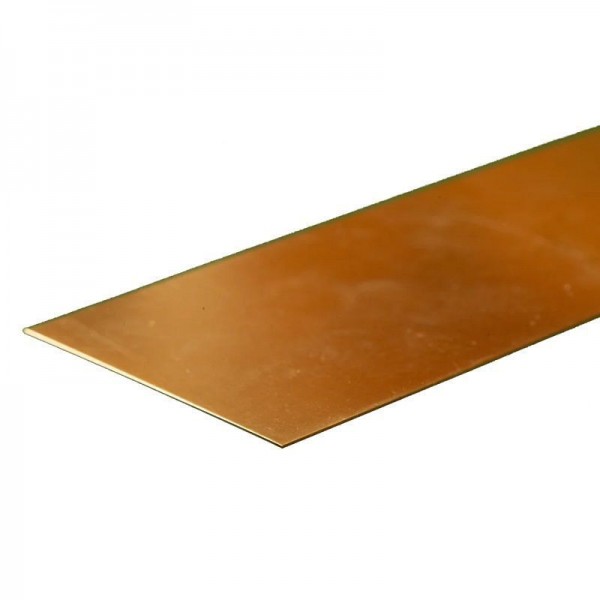 K+S Precision Metals Brass Strip: 0.032" Thick x 2" Wide x 12" Long