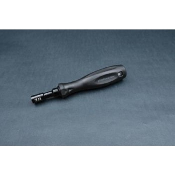 Koswork Hard Coated Aluminum 7mm Compact Wheel Nut Driver (For 4mm nut)