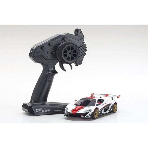 Kyosho MINI-Z RWD McLaren P1 GTR, White/Red
