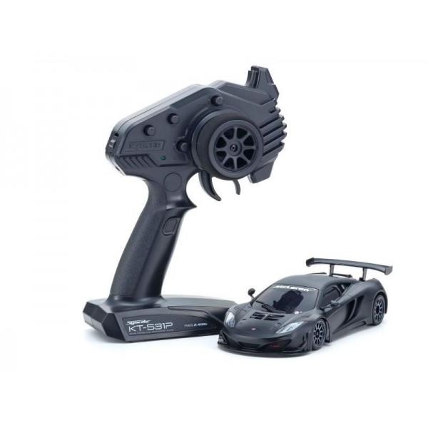 Kyosho Mini-Z RWD McLaren GT3 2013 12C ReadySet, Matte Black