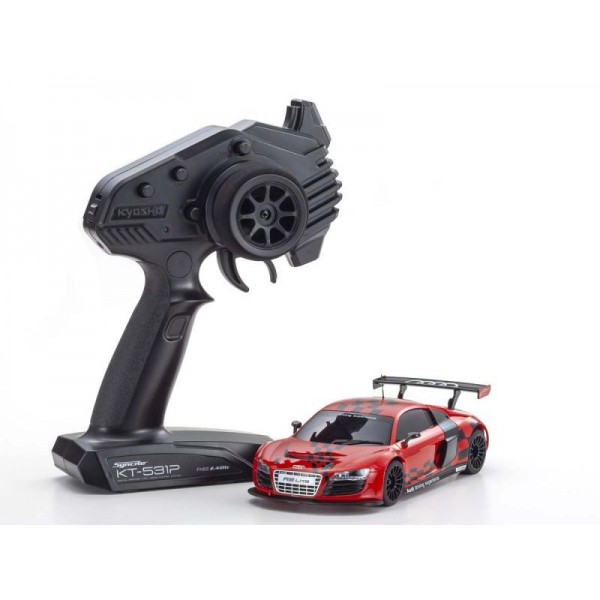 Kyosho Mini-Z RWD Audi R8 LMS 2010 Red / Black MR-03 Readyset
