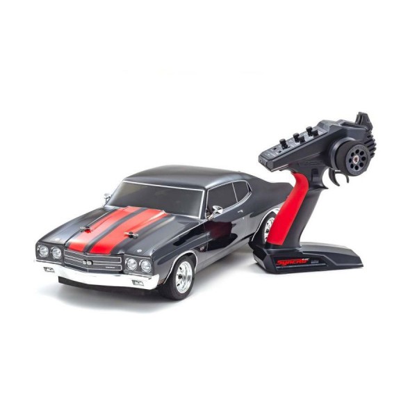 Kyosho 1/10 4wd EP Fazer Mk2 1970 Chevy Chevelle SS 454 LS6, Tuxedo Black - RTR