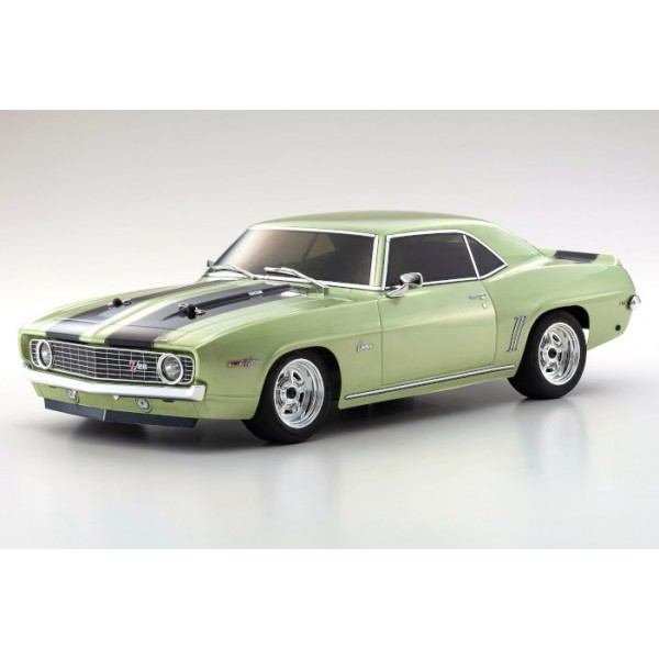 Kyosho 1/10 4WD Fazer Mk2 Readyset, 1969 Chevy Camaro Z28 Body, Frost Green