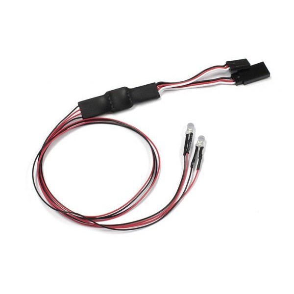 Kyosho LED Light Unit (F5/2 Bulbs/L=400/Red) 97054-2R-B