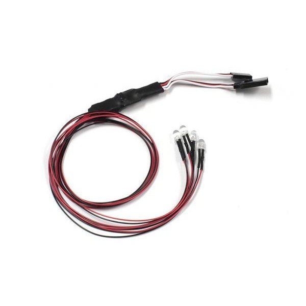 Kyosho LED Light Unit (5mm/4 Bulbs/L=400/Red)