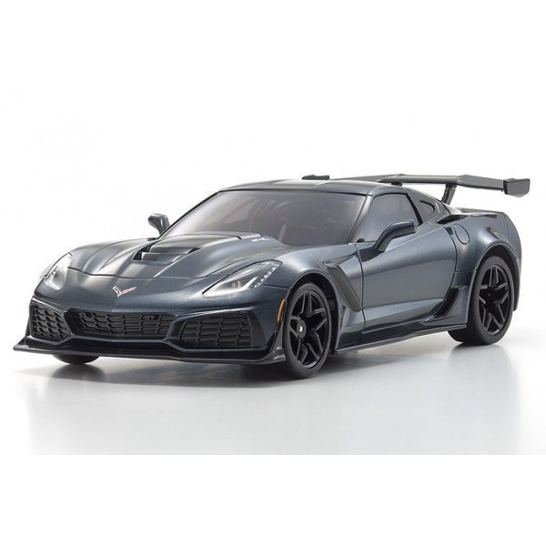 Kyosho Corvette ZR1 body for Mini-Z (MR03 W MM) Shadow Gray Metallic