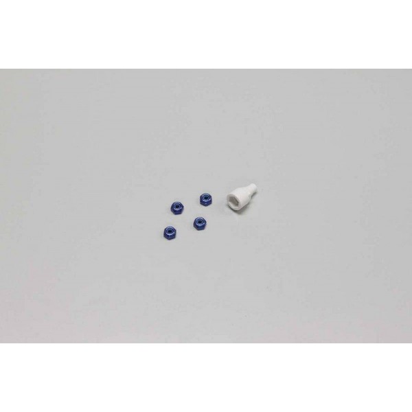 Kyosho Color Nylon Nut, Blue