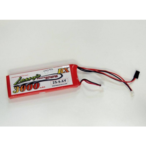 Larry's Performance RC LiPo Battery 3000mAh 6.6V