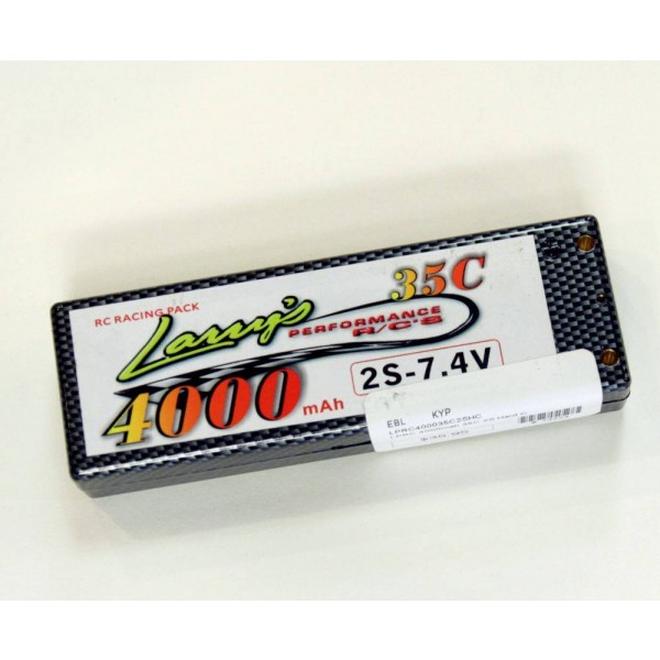 Larry's Performance RC LiPo Hard Case Battery 4000mAh 35C 7.4V (2S)