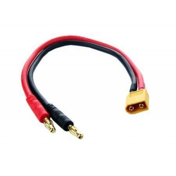 LPRC XT60 Charge Lead w/4mm Bullets