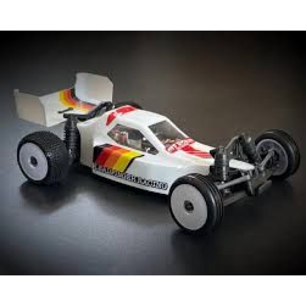 Leadfinger Racing Micro-B Retro-Mod Body & Wing Set (Clear)