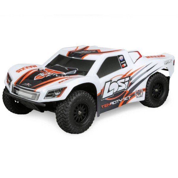 TENACITY RTR Brushless 4WD 1/10 SCT with AVC, Orange / White