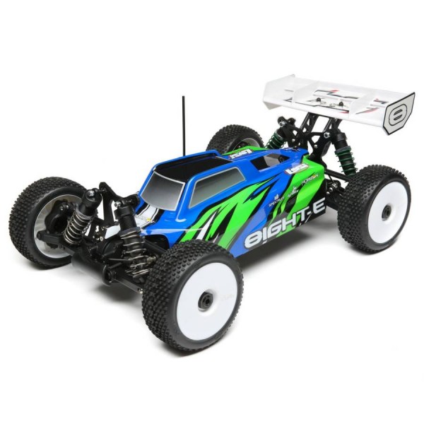 Losi 1/8 8IGHT-E 4WD Buggy Brushless RTR, Blue/Green
