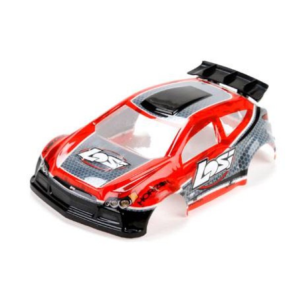 Losi Micro Rally X 1/24 4W Painted Body, Red