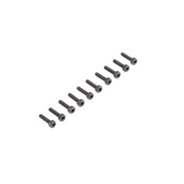 Losi Cap Head Screws, M2.5x10mm (10)